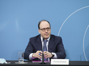 Charles Emond, chief executive officer of Caisse de depot et placement du Quebec. Emond, defended the pension fund's Azure investment and said,