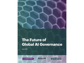 Figure 1: landmark AI industry report"The Future of Global AI Governance"