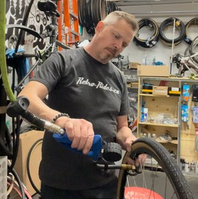 Jason Komendat, owner of Ottawa Bike Café, said he will have to use a line of credit to pay back the $40,000 he owes because of CEBA.