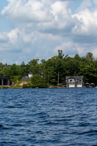 Cottages on Lake Rosseau in Port Carling, Ont.