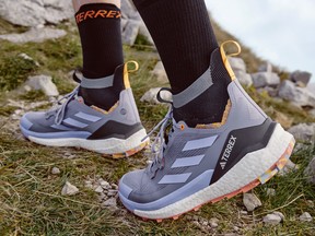 Adidas Terrex running shoes.