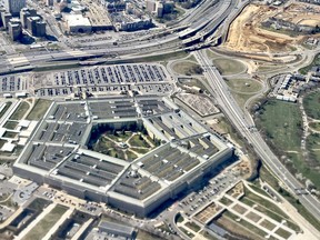 The Pentagon, the headquarters of the U.S. Department of Defense, in Arlington, Virginia.