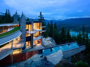 A luxury home in Whistler, BC
