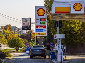 A Shell Canada Ltd. gas station in Port Moody, B.C.