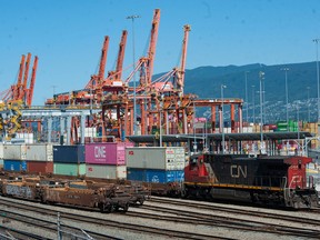 The Port of Vancouver is pictured on Wednesday, July 19.