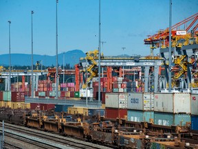 The Port of Vancouver on July 19.