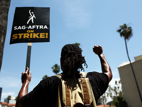 SAG-Aftra member on strike