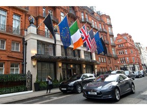 Claridge's Hotel in Mayfair. Photographer: Ben Pruchnie/Getty Images