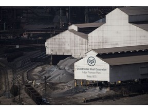 BRADDOCK, PA - MARCH 10: A view of U.S. Steel Edgar Thomson Steel Works, March 10, 2018 in Braddock, Pennsylvania. On Thursday, President Donald Trump signed an order to impose new tariffs on imported steel and aluminum. Trump is visiting the state on Saturday evening for a rally with Republican Congressional candidate Rick Saccone.