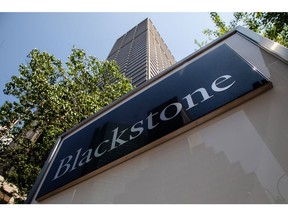 Blackstone headquarters in New York, US, on Thursday, April 20, 2023. Blackstone Inc.'s first-quarter profit fell as dealmaking at the world's largest alternative-asset manager slowed in a tumultuous stretch when rising interest rates roiled the markets and banking system. Photographer: Michael Nagle/Bloomberg
