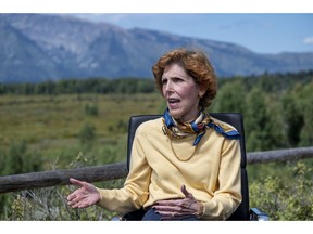 Loretta Mester, president of the Federal Reserve Bank of Cleveland, during a Bloomberg Television interview at the Jackson Hole economic symposium.