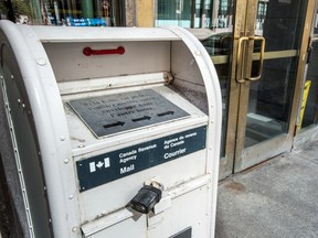 A drop box outside the Canada Revenue Agency in Toronto.