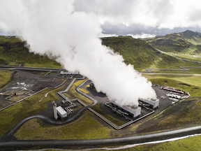 Hellisheidi geothermal power plant in Iceland