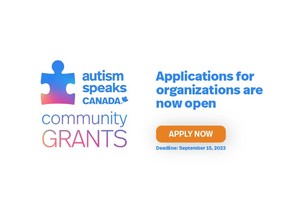 Apply now https://www.autismspeaks.ca/community-grants-2023/