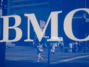 Bank of Montreal's total provision for credit losses was $492 million for the quarter, compared with a provision of $136 million in the prior year.