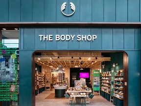 The partnership with Shoppers Drug Mart marks the first time the Body Shop's products have been sold outside the company's own stores.