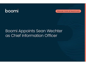 Boomi Appoints Sean Wechter as Chief Information Officer