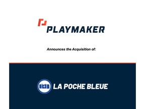 Playmaker Capital Inc. Acquires Quebec Sports Media & Entertainment Group La Poche Bleue