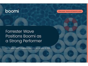 Forrester Positions Boomi as Strong Performer in iPaaS Wave