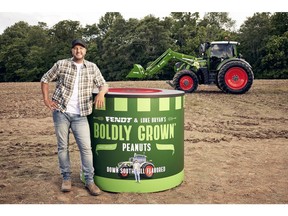 Fendt and Luke Bryan are teaming up again this year to support the future of farming! Fendt & Luke Bryan's Boldly Grown Peanuts will be available on BoldlyGrownGoods.com at 12 p.m. Eastern, Thursday, August 31. Once supplies are sold, Fendt will donate $50,000 to the National Future Farmers of America (FFA) Organization.