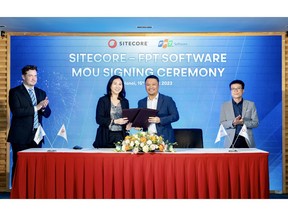 FPT Software and Sitecore inked a memorandum of understanding (MOU) on August 15 in Hanoi, Vietnam