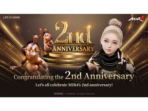 Wemade celebrates 2nd anniversary of MIR4 on August 22