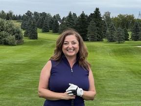 Gina Izumi, seasoned golfer and senior vice-president of customer success and growth markets at software company SAP Canada is shown in this undated handout image.