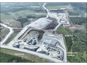 Valentine Process Plant Site, Looking South, July 2023. TMF: Tailings Management Facility, MMF: Mine Maintenance Facility