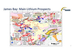 James Bay Main Lithium Project