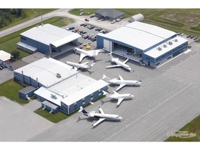 Aviation maintenance, repair and overhaul leader, Flying Colours Corp., joins the Flexjet family of companies. Shown here is their Peterborough, Ontario headquarters.