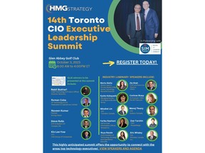 Register for the 2023 Toronto CIO Executive Leadership Summit as we explore the visionary leadership required by CIOs and business technology leaders in leveraging AI to deliver business value.