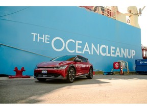 Kia X The Ocean Cleanup record catch