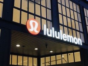 Lululemon storefront in California