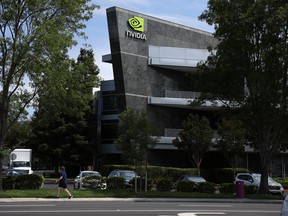 The Nvidia Corp. headquarters in Santa Clara, California.