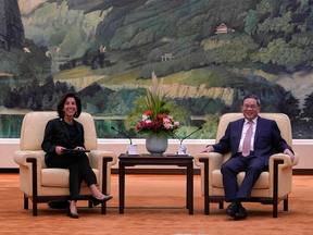 Gian Raimondo and Li Qiang in Beijing