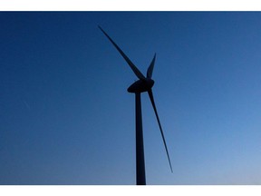 A wind turbine in Brandenburg, Germany, on Monday, May 2, 2022. Photographer: Krisztian Bocsi/Bloomberg