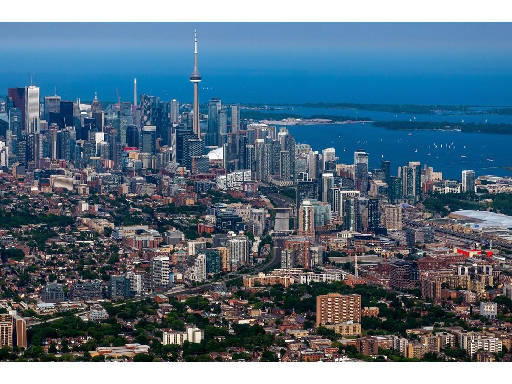 Commercial and residential buildings in Toronto, Ontario, Canada, on Wednesday, June 21, 2023.  Photographer: James MacDonald/Bloomberg