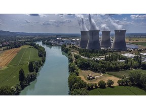 The Bugey nuclear power station in Bugey, France.