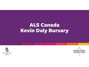 In partnership with the friends and colleagues of ALS community member Kevin Daly, the ALS Society of Canada is pleased to announce the recipients of the 2023 ALS Canada Kevin Daly Bursary.