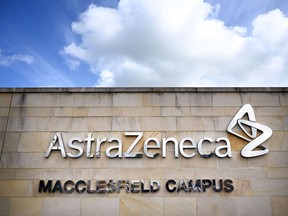 The offices of pharmaceutical company AstraZeneca in Macclesfield, England.