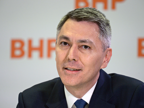 Mike Henry, chief executive of BHP Group