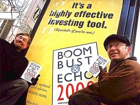 David Foot and Daniel Stoffman with their best-seller Boom, Bust & Echo in 2006.