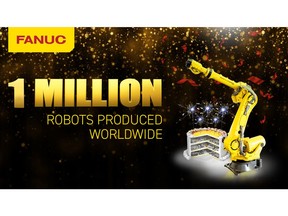 FANUC has produced its one millionth industrial robot. An automation trailblazer for over half a century, FANUC's robots are used in production facilities all over the world to assemble, handle, package, paint and weld products of every shape and size.