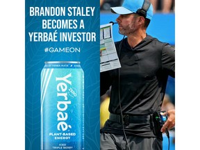 Yerbaé Welcomes Los Angeles Chargers Head Coach Brandon Staley to Its Team of Investors