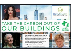Megan Fox, Dr. Jane Goodall, and Robert Redford to Serve as Climate Ambassadors for DevvStream's Buildings and Facilities Carbon Offset Program (BFCOP)