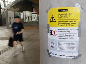 The LRT was shut down by Ottawa due to some safety issues.