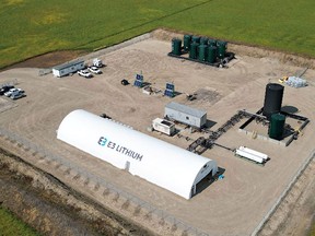 E3 Lithium’s field pilot plant site.