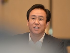 China Evergrande Group's billionaire chairman Hui Ka Yan.
