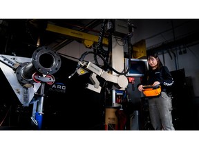 Unlike other welding solutions, Novarc's collaborative welding robot is capable of welding a variety of joints, with fewer space restrictions, where operators interactively make adjustments during the weld without the need to pre-program.