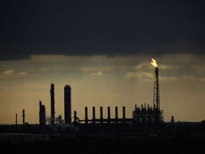An oil refinery in Texas.